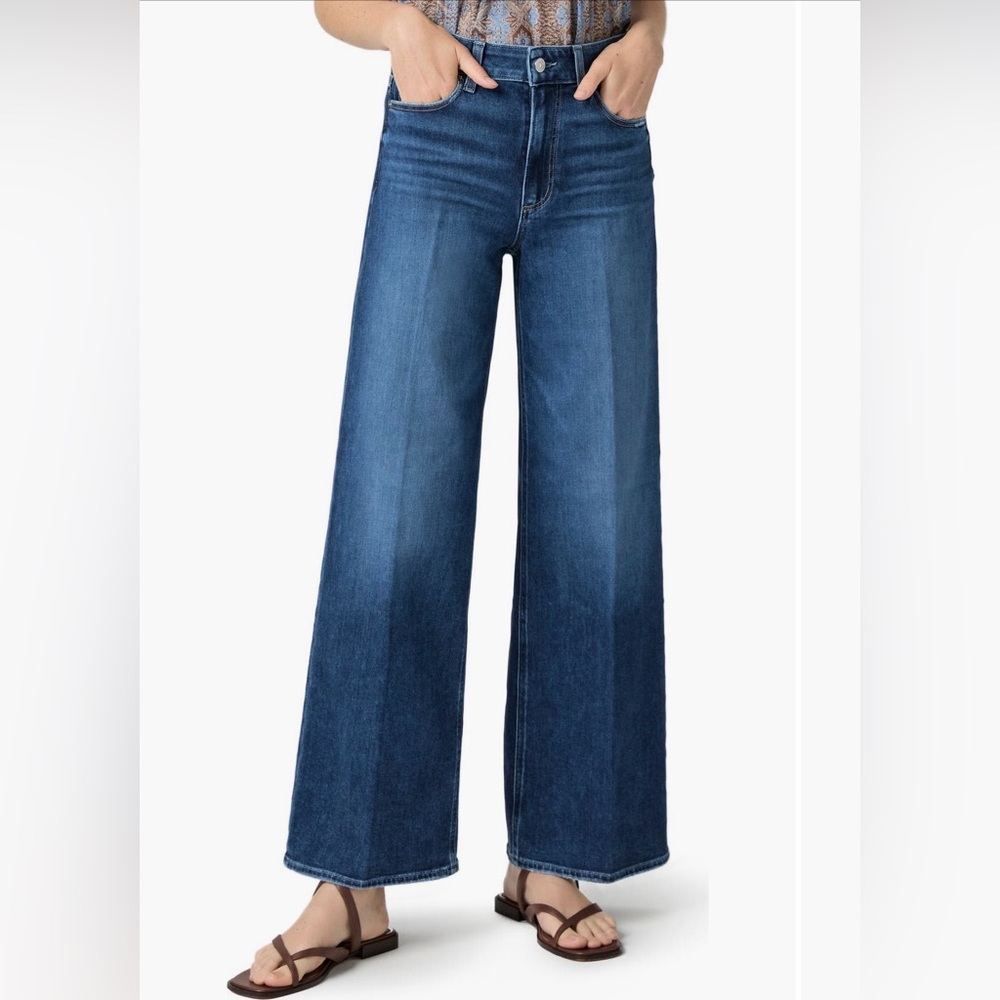 Paige Anessa 31in Wide Leg Jeans